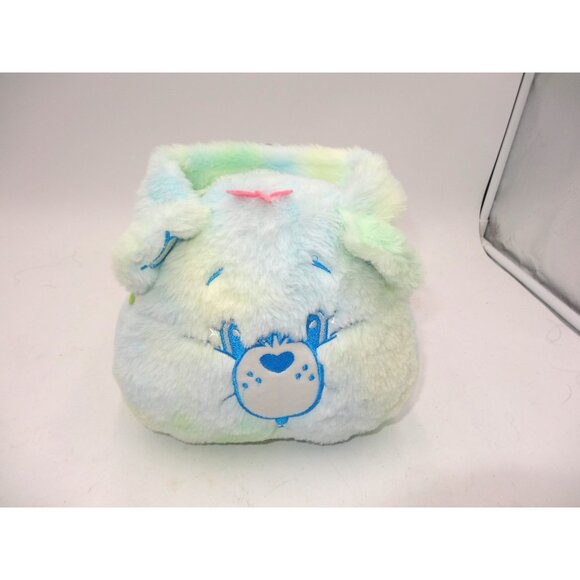 Care Bears Bed Time Bear Blue Plush Cosmetic Travel Bag Soft & Fluffy HTF - Picture 3 of 8